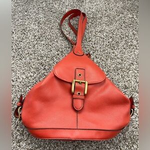Ninewest brand, used, orange, women bag